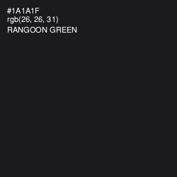 #1A1A1F - Rangoon Green Color Image
